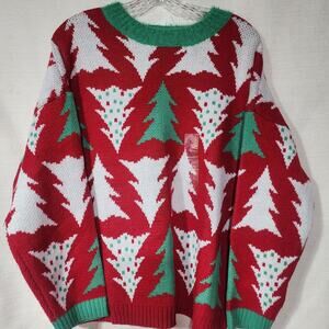 Christmas tree sweater by 33 degrees women's Small